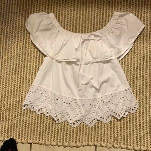 Off the shoulder Madewell top